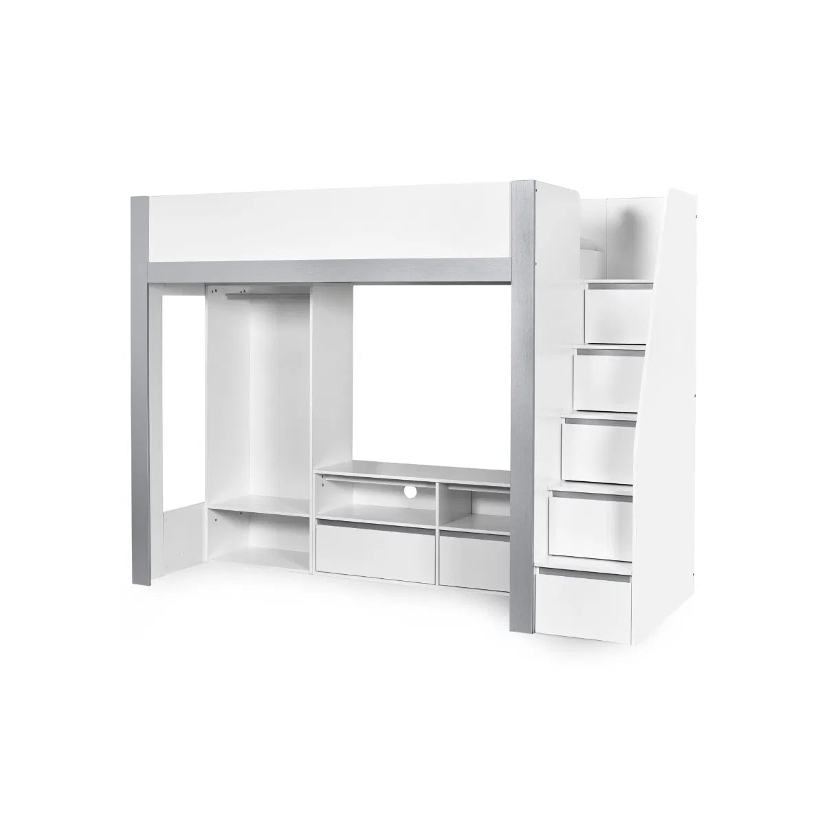 Entertainment Kids High Sleeper | Gaia | Julian Bowen - Wood Velvet