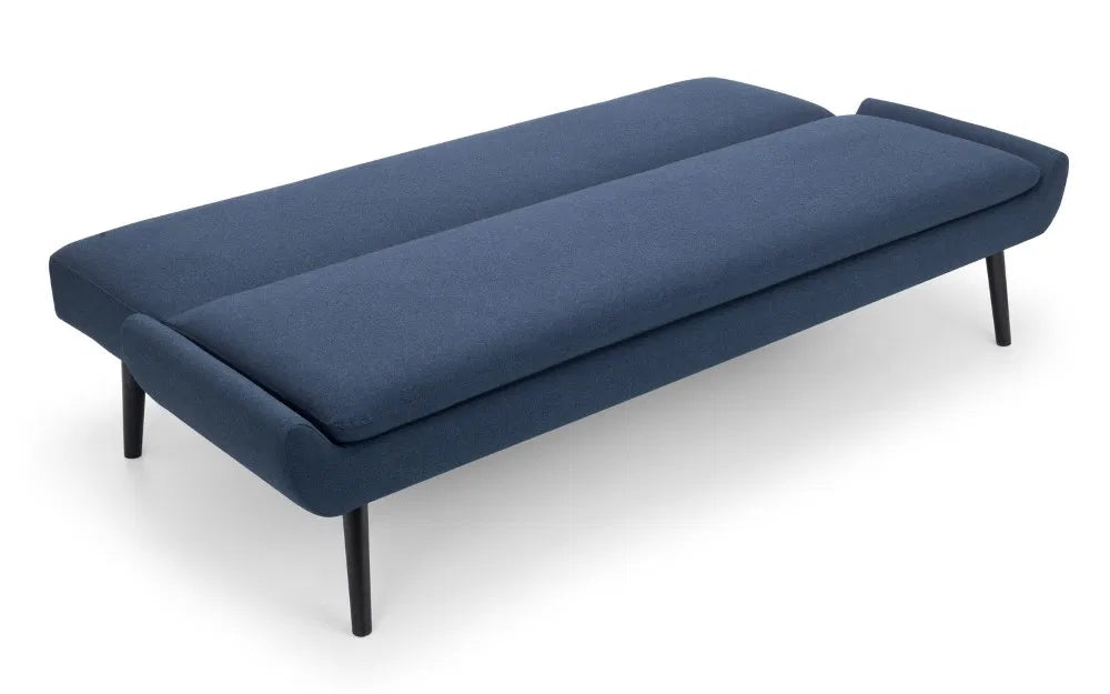 Simplistic Blue Linen Sofabed | Gaudi | Julian Bowen