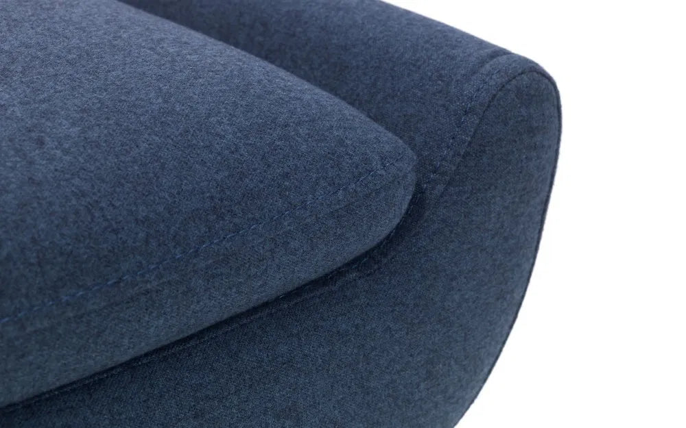 Simplistic Blue Linen Sofabed | Gaudi | Julian Bowen