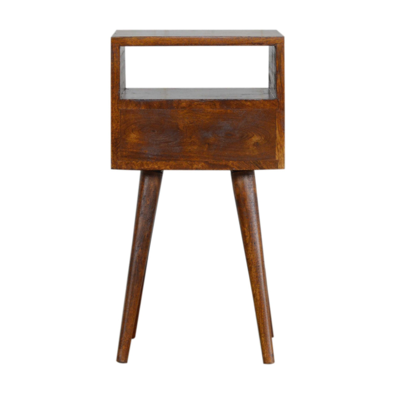 Mini Chestnut Bedside Table - Wood Velvet