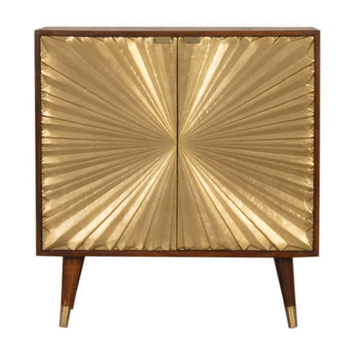 Gold-dust Door Cabinet - Wood Velvet