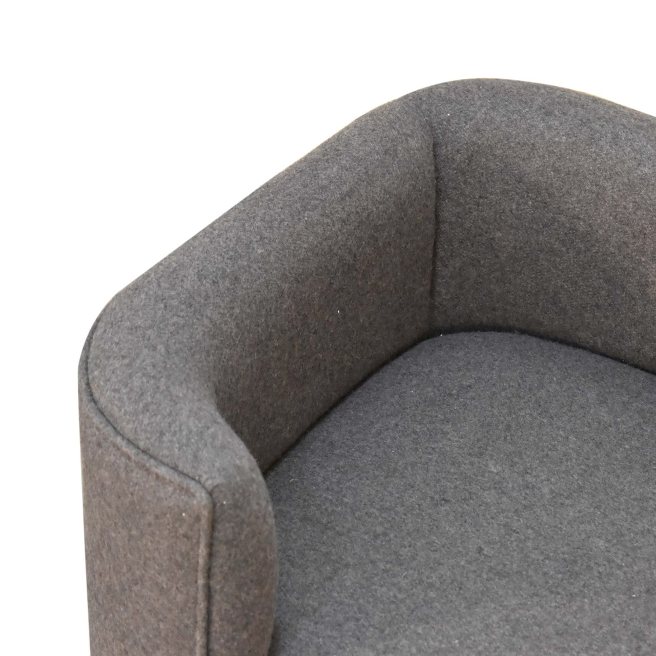 Luxury Grey Tweed Pet Sofa Bed - Wood Velvet