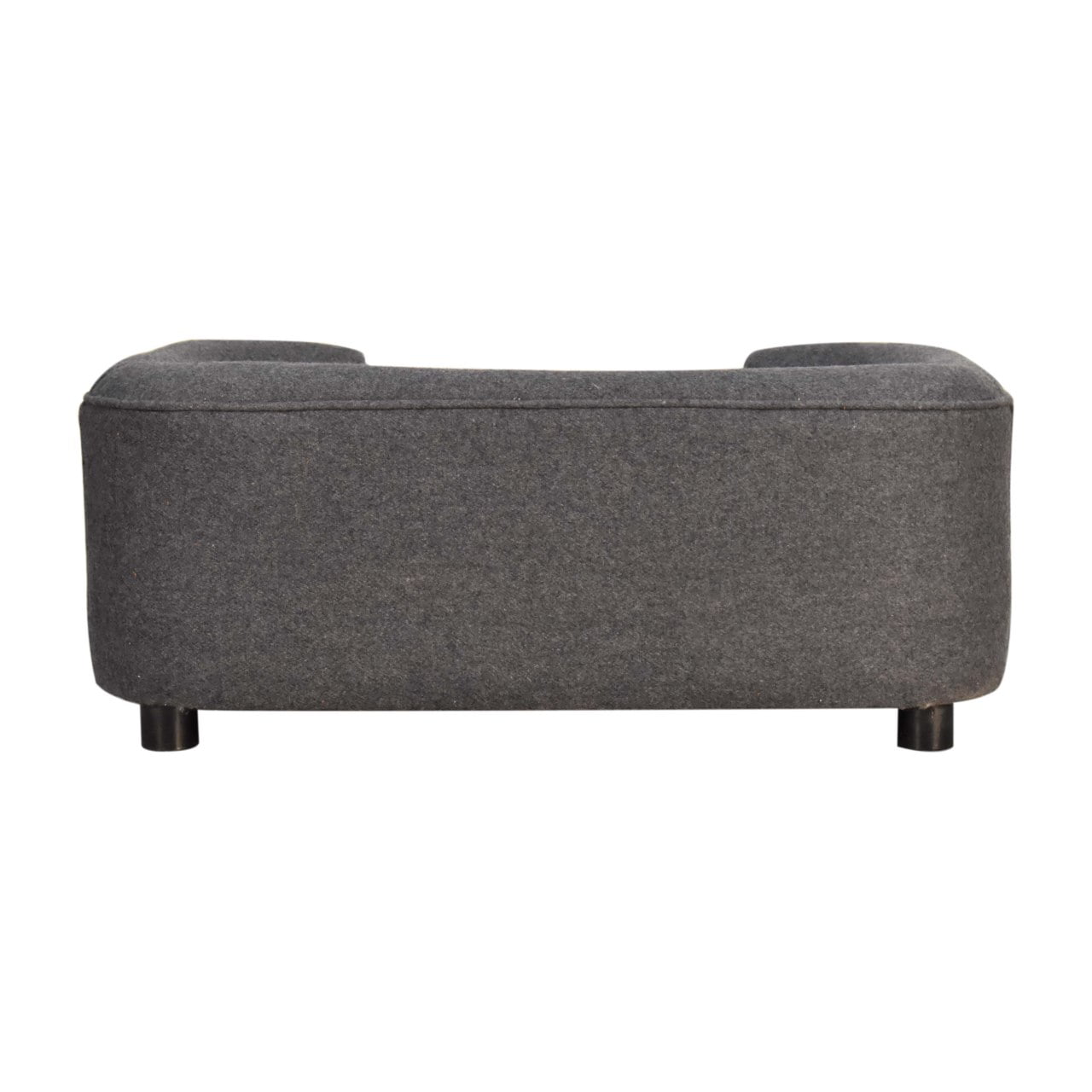Luxury Grey Tweed Pet Sofa Bed - Wood Velvet