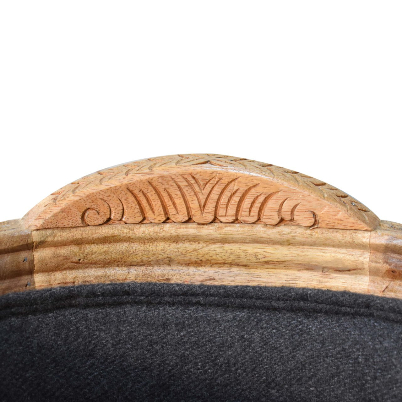 Carved Luxury Tweed Pet Bed - Wood Velvet