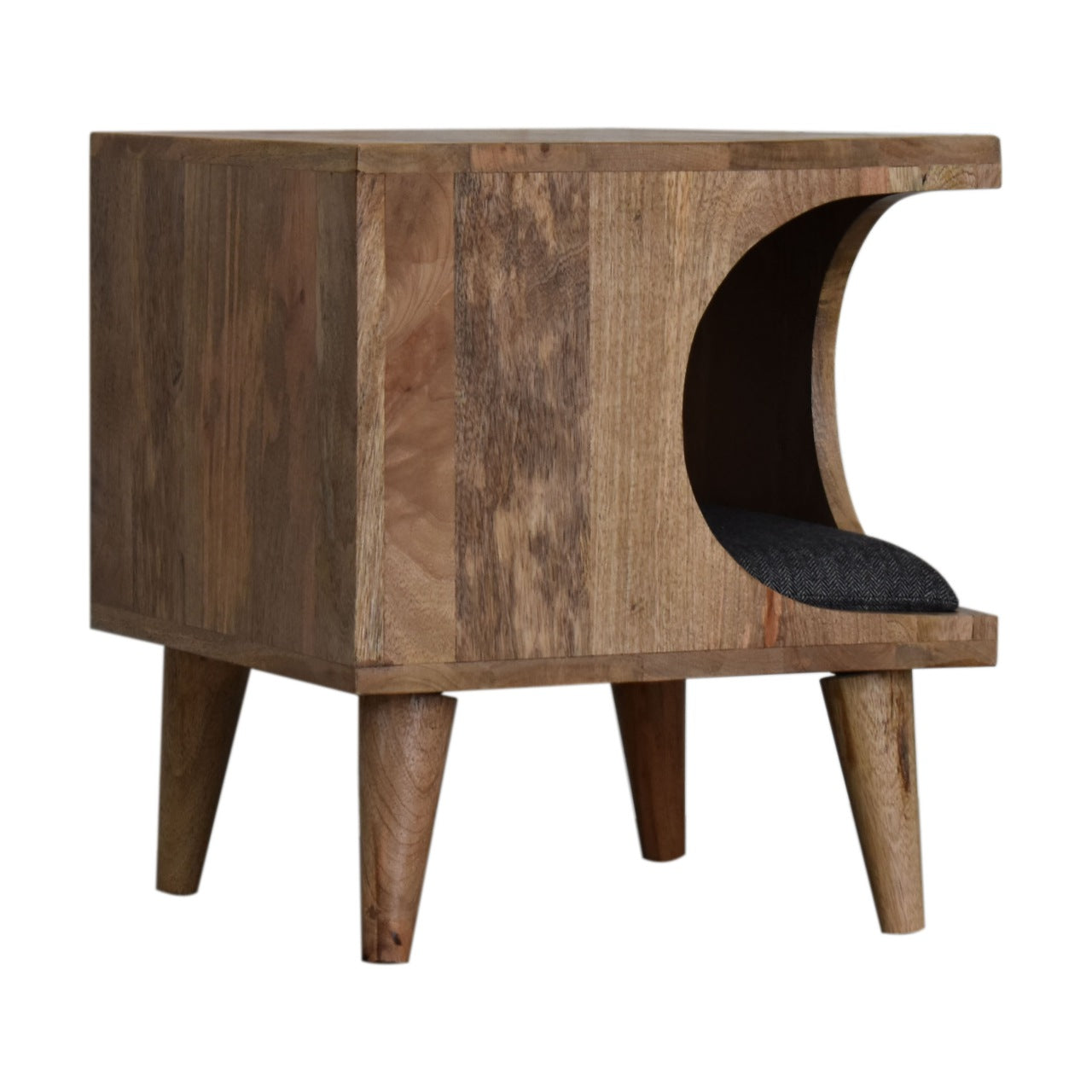 Nordic Cut-out Pet Bed - Wood Velvet