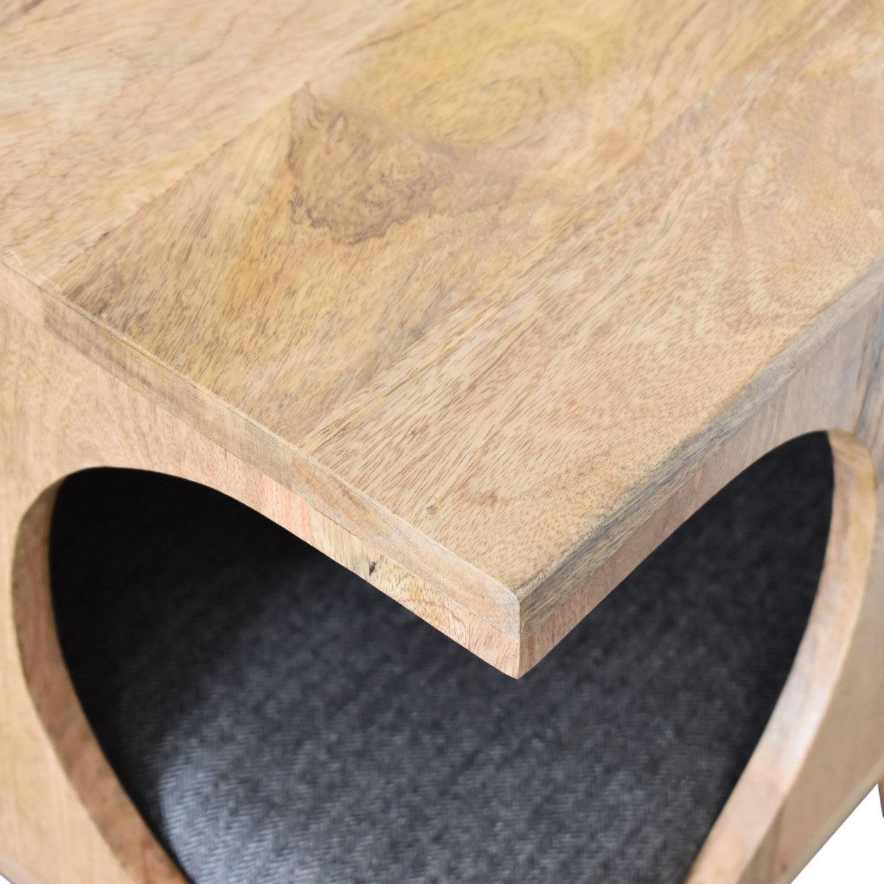 Nordic Cut-out Pet Bed - Wood Velvet