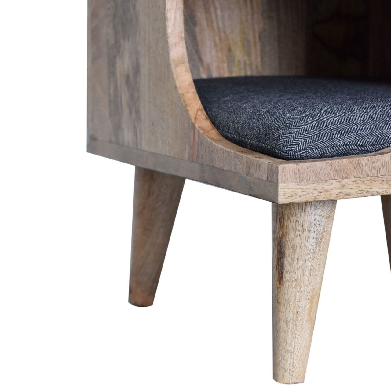 Nordic Cut-out Pet Bed - Wood Velvet