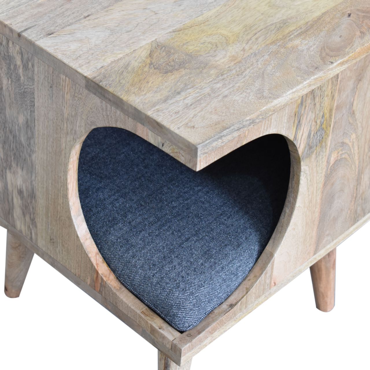 Nordic Cut-out Pet Bed - Wood Velvet