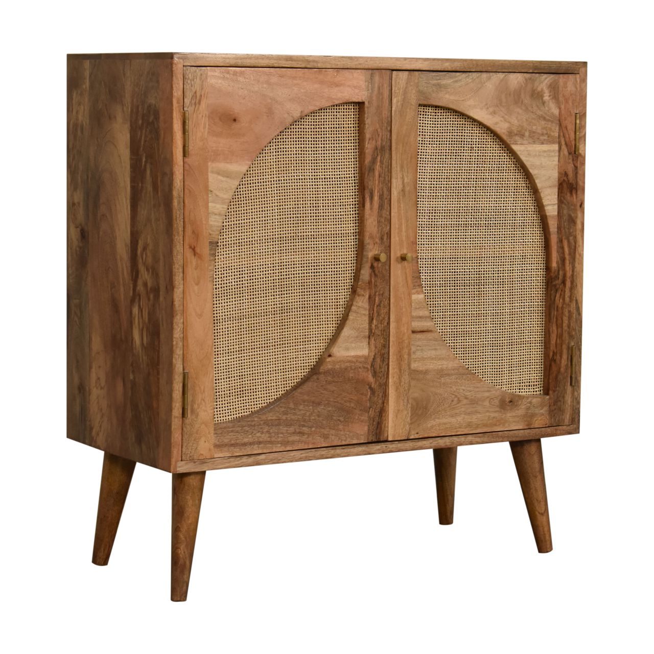Nordic "Close-knit" Woven Leaf Storage Cabinet - Wood Velvet