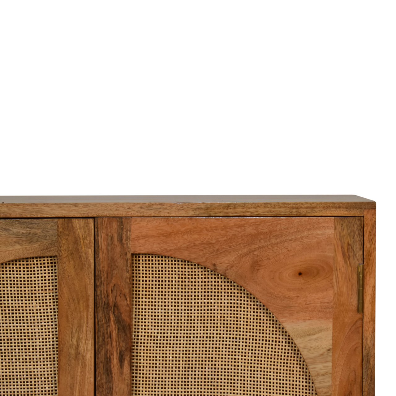 Nordic "Close-knit" Woven Leaf Storage Cabinet - Wood Velvet