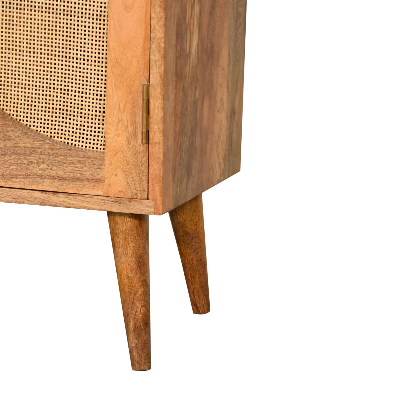 Nordic "Close-knit" Woven Leaf Storage Cabinet - Wood Velvet