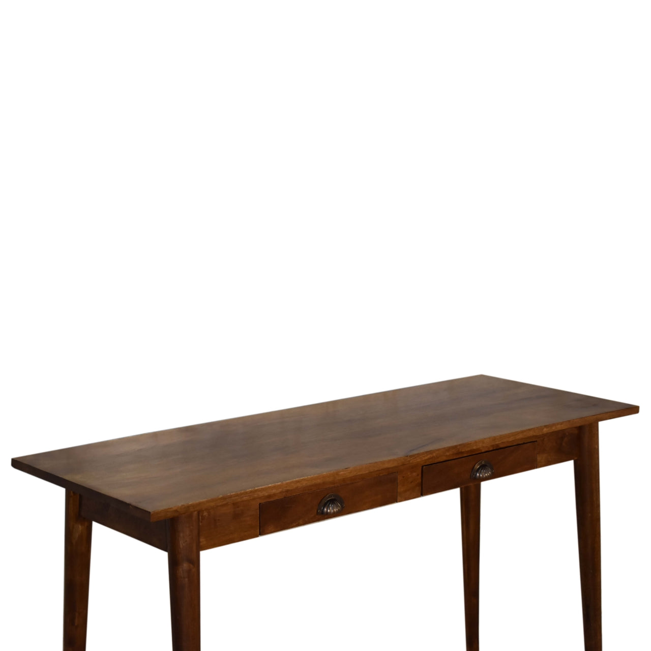 2 Drawer Chestnut Writing Desk - Wood Velvet