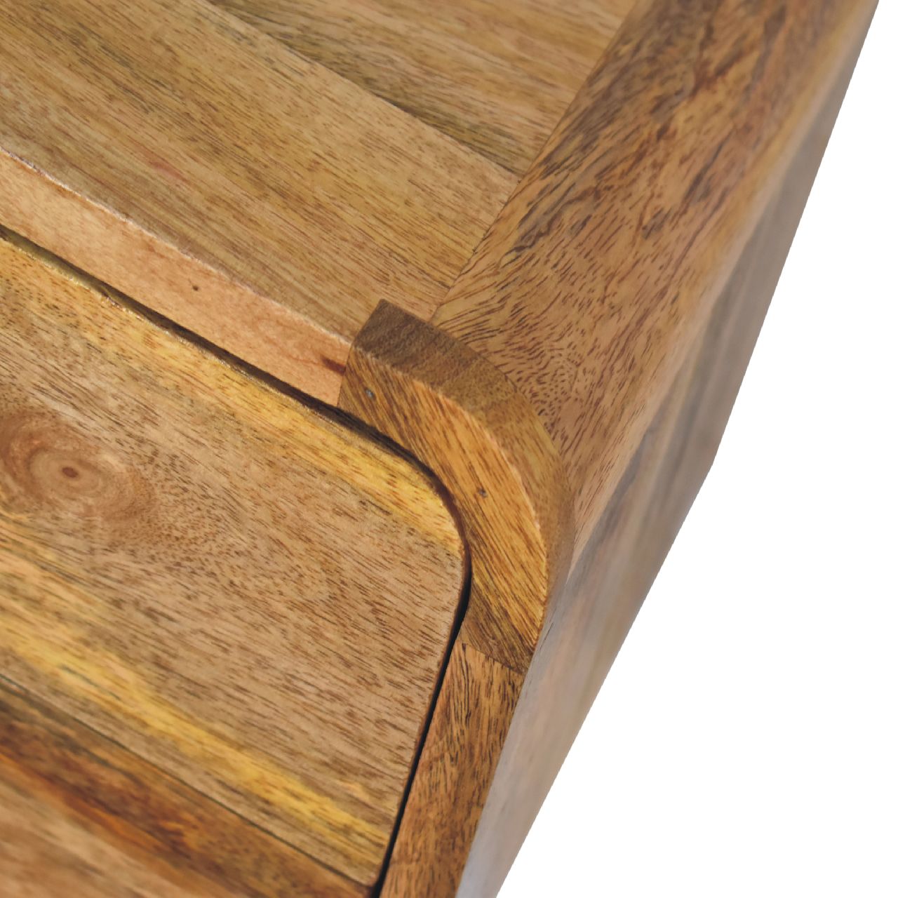 Floating Mini Bedside Cabinet - Wood Velvet