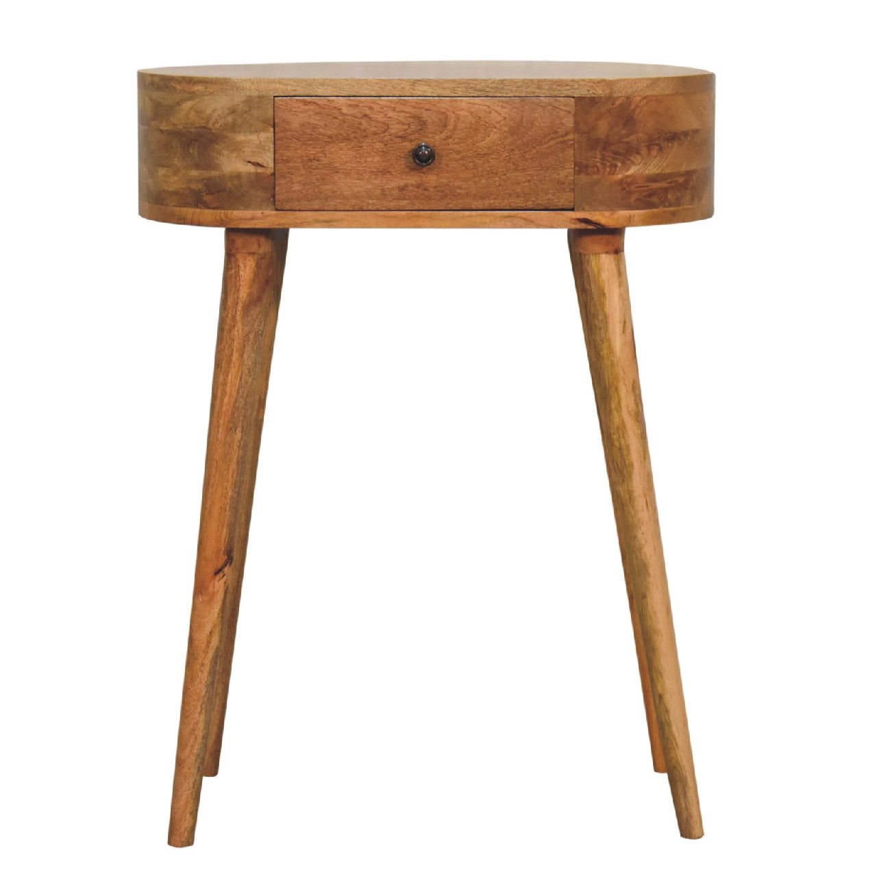 Mini Albion Oak Console Table - Wood Velvet