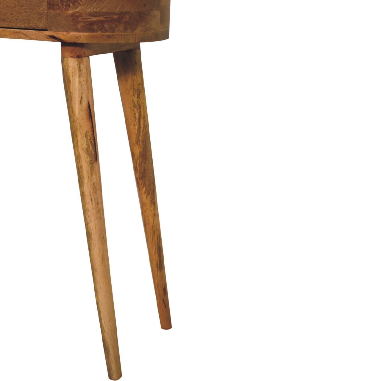 Mini Albion Oak Console Table - Wood Velvet