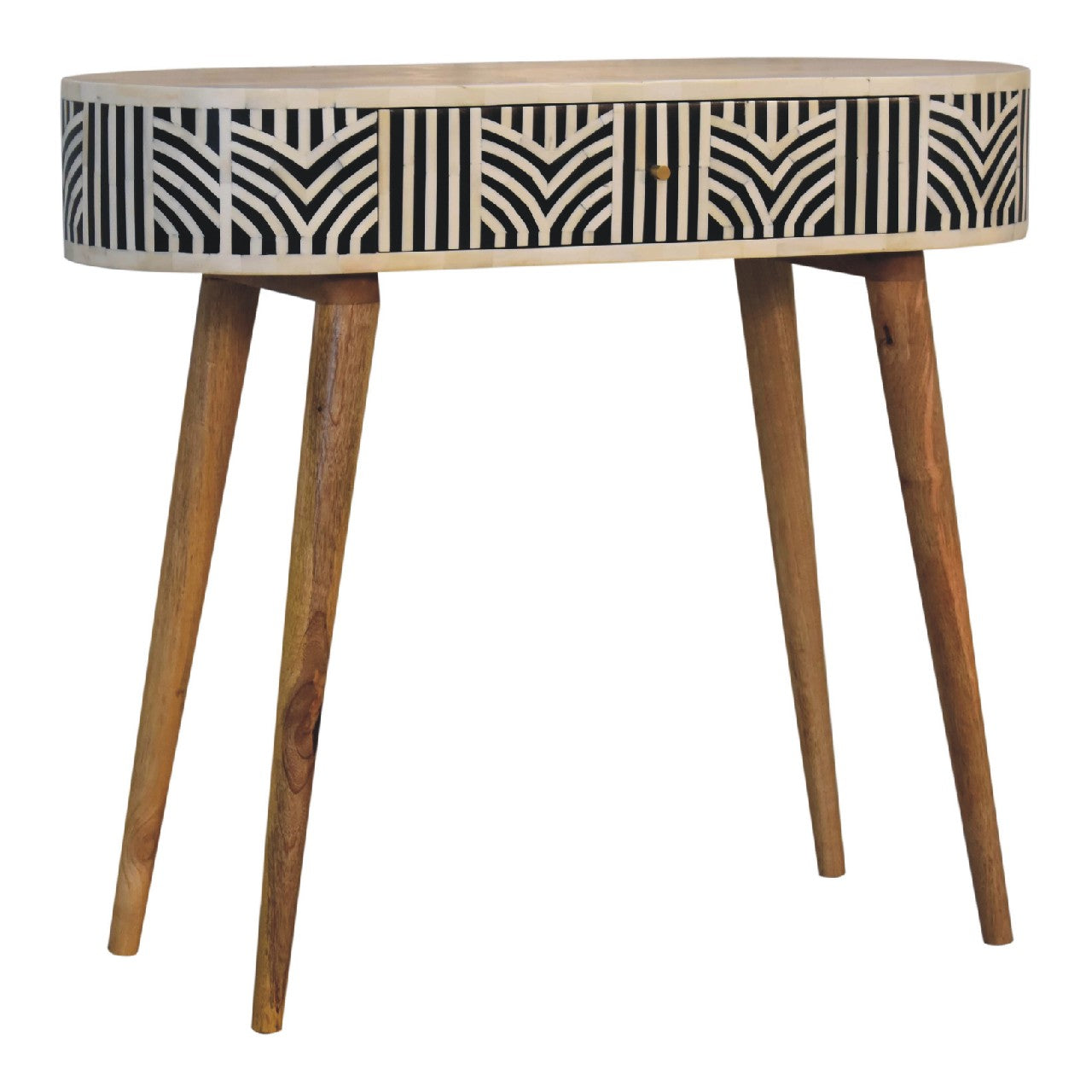 Edessa Bone Inlay Console Table - Wood Velvet
