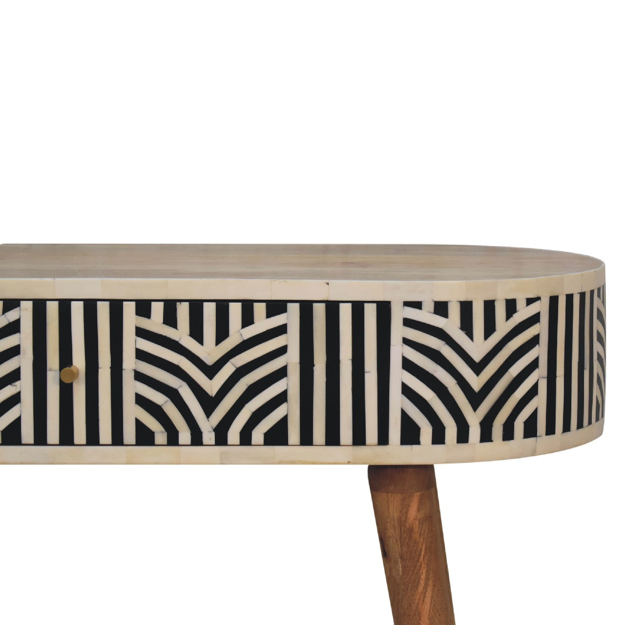 Edessa Bone Inlay Console Table - Wood Velvet