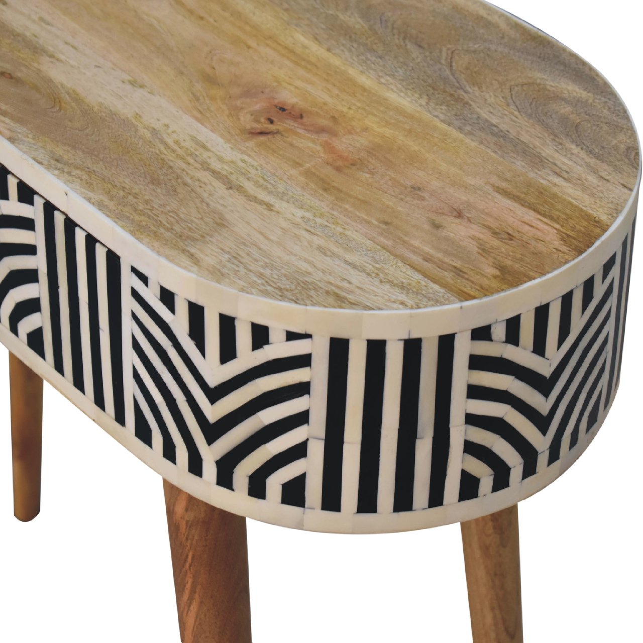 Edessa Bone Inlay Console Table - Wood Velvet