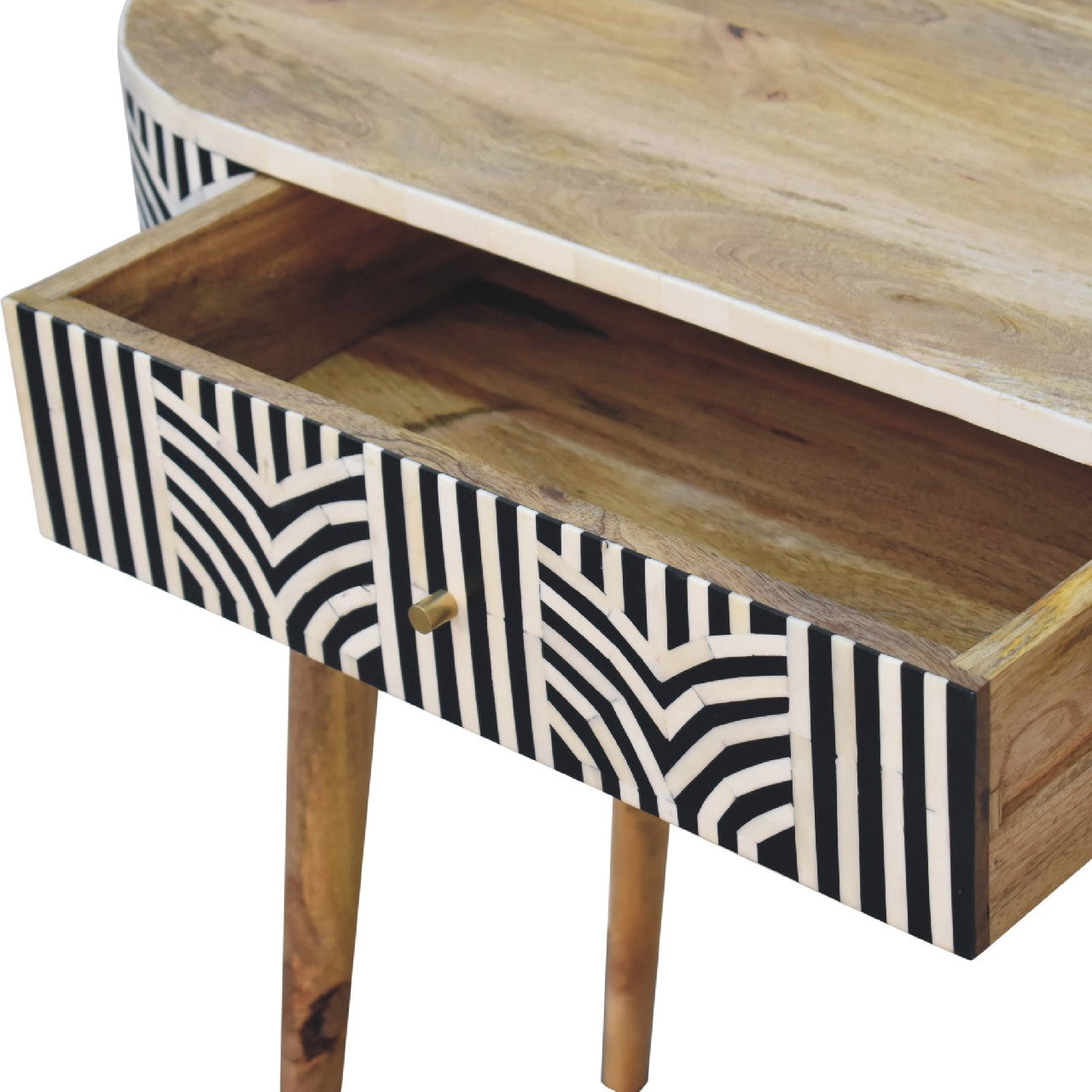 Edessa Bone Inlay Console Table - Wood Velvet