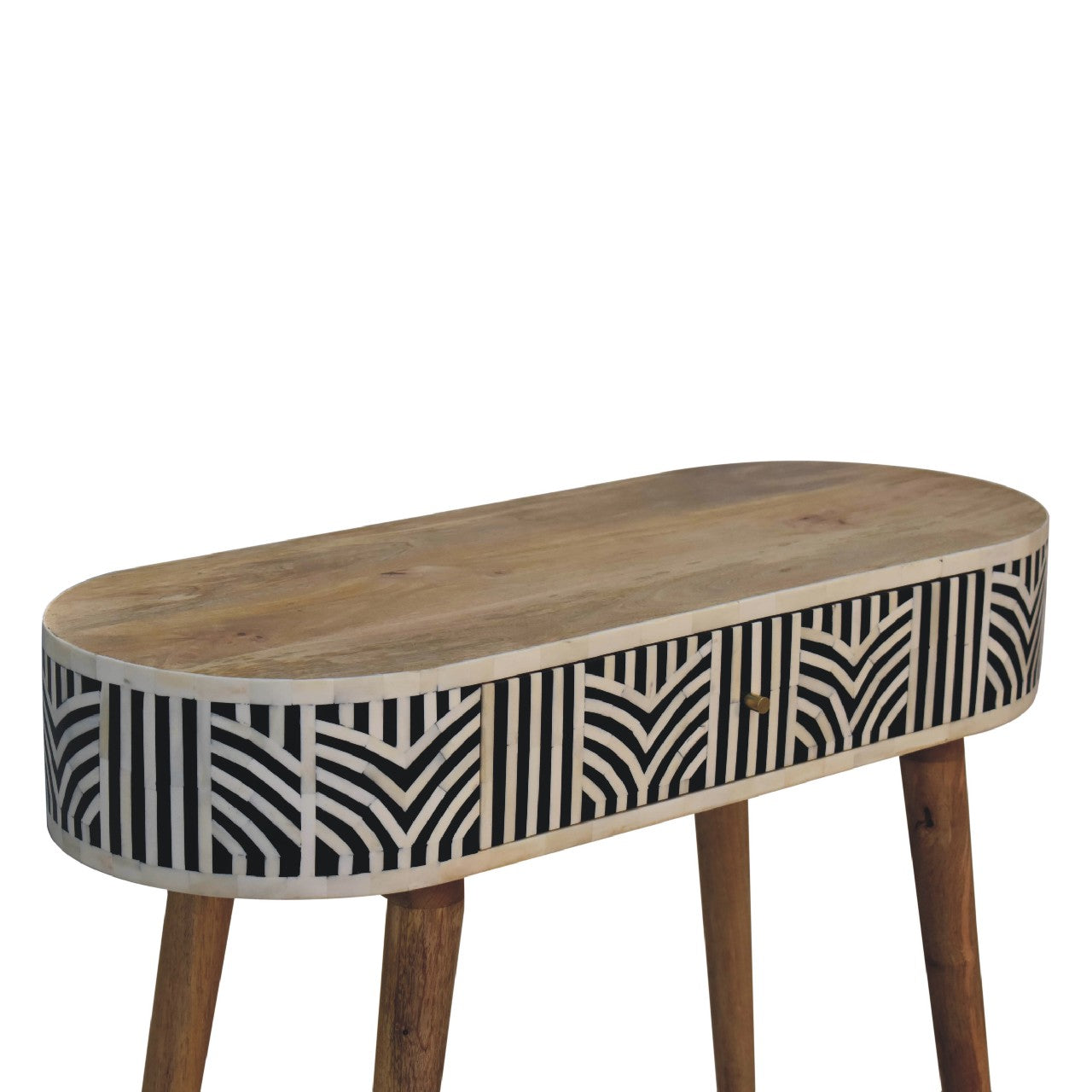 Edessa Bone Inlay Console Table - Wood Velvet