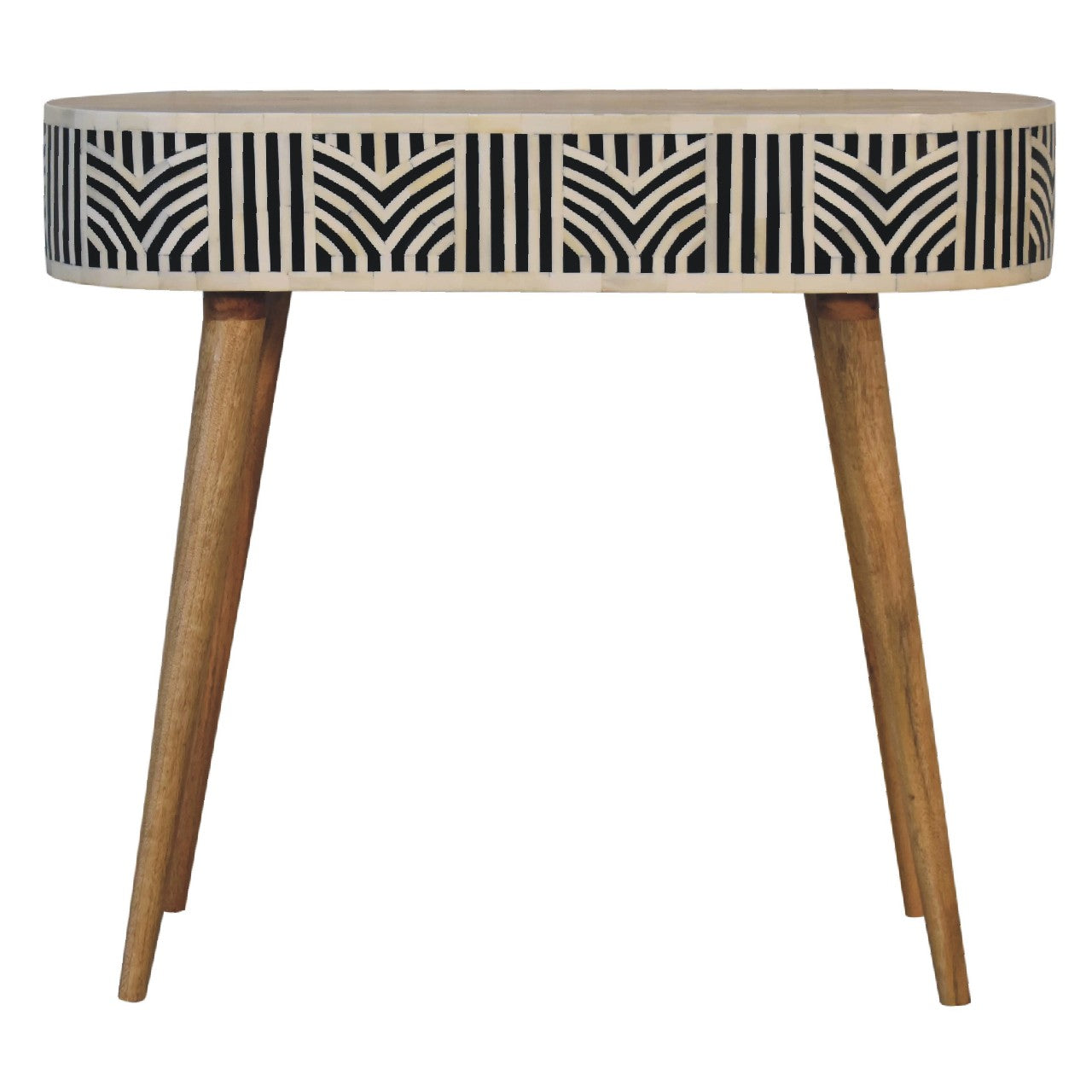 Edessa Bone Inlay Console Table - Wood Velvet