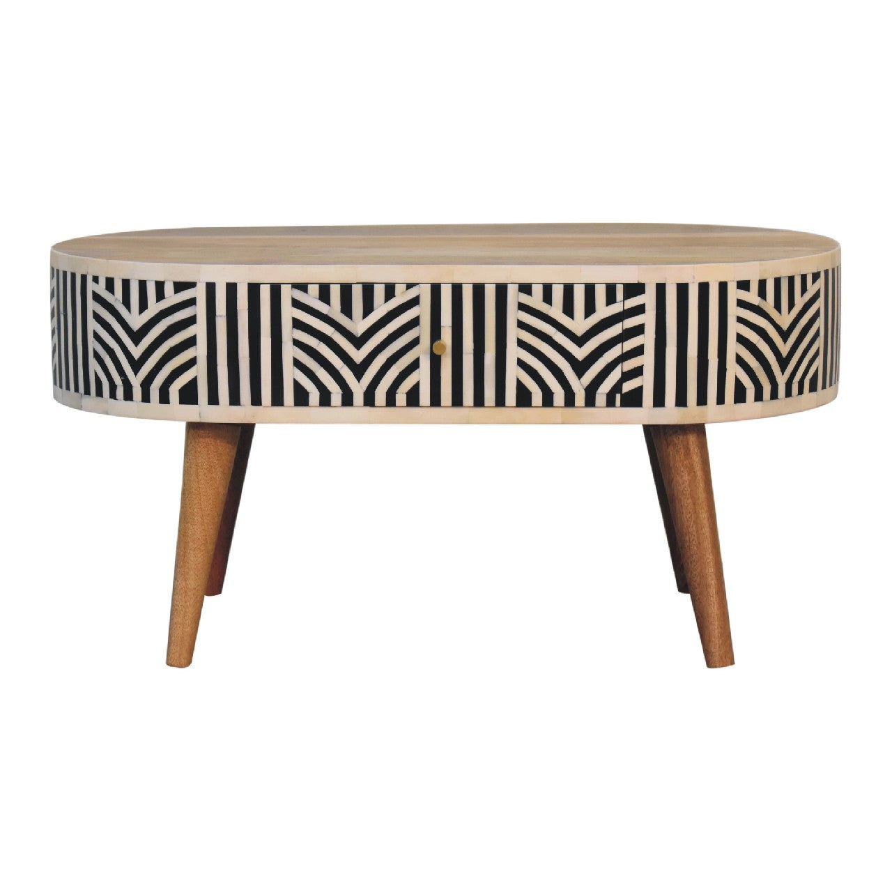 Edessa Bone Inlay Coffee Table - Wood Velvet
