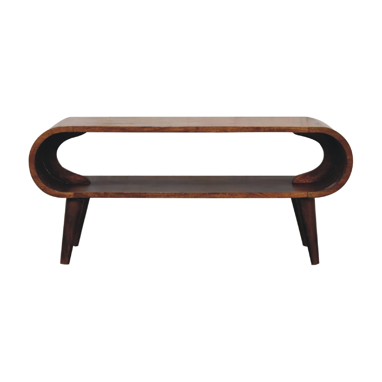 Amaya Nordic Style Coffee Table - Wood Velvet
