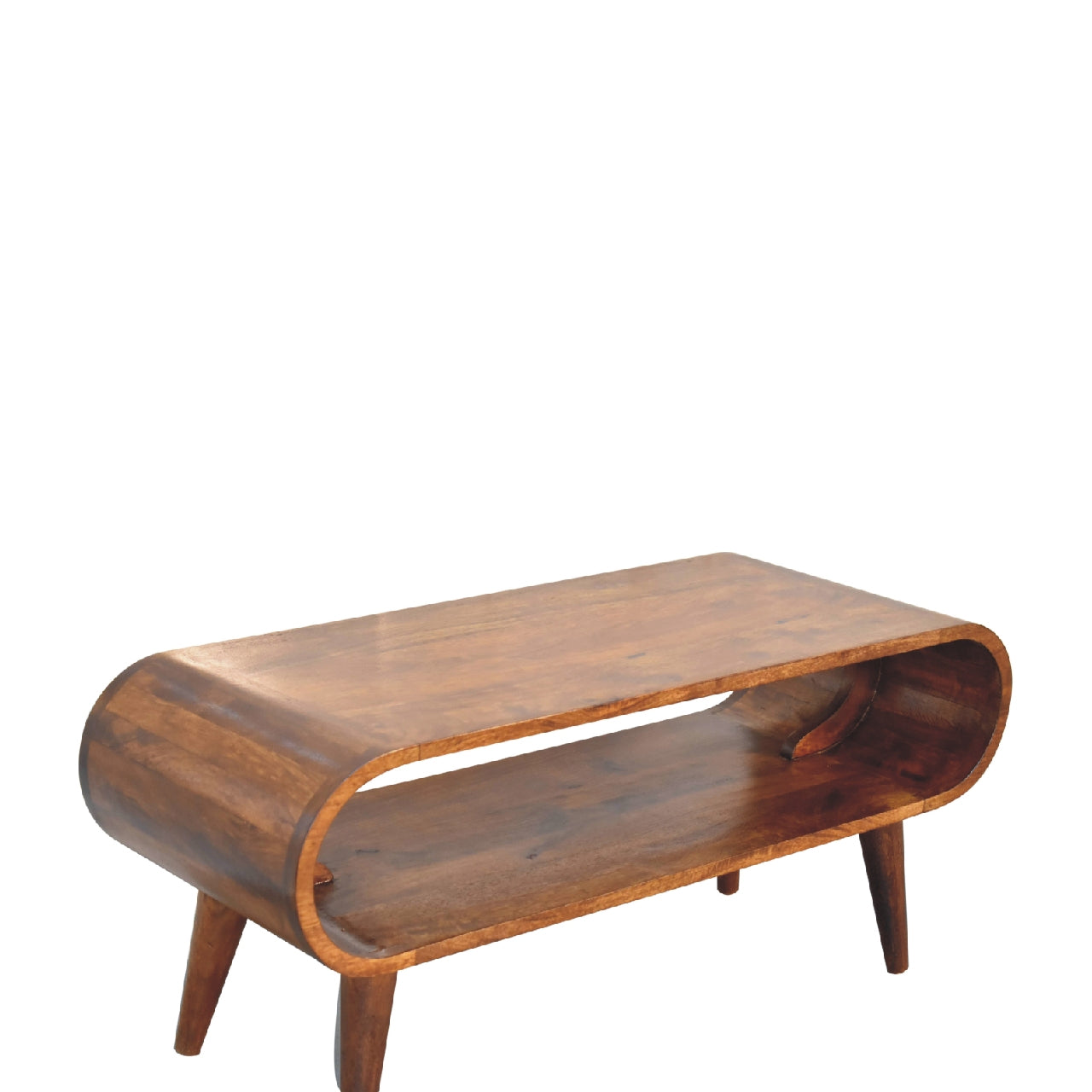 Amaya Nordic Style Coffee Table - Wood Velvet