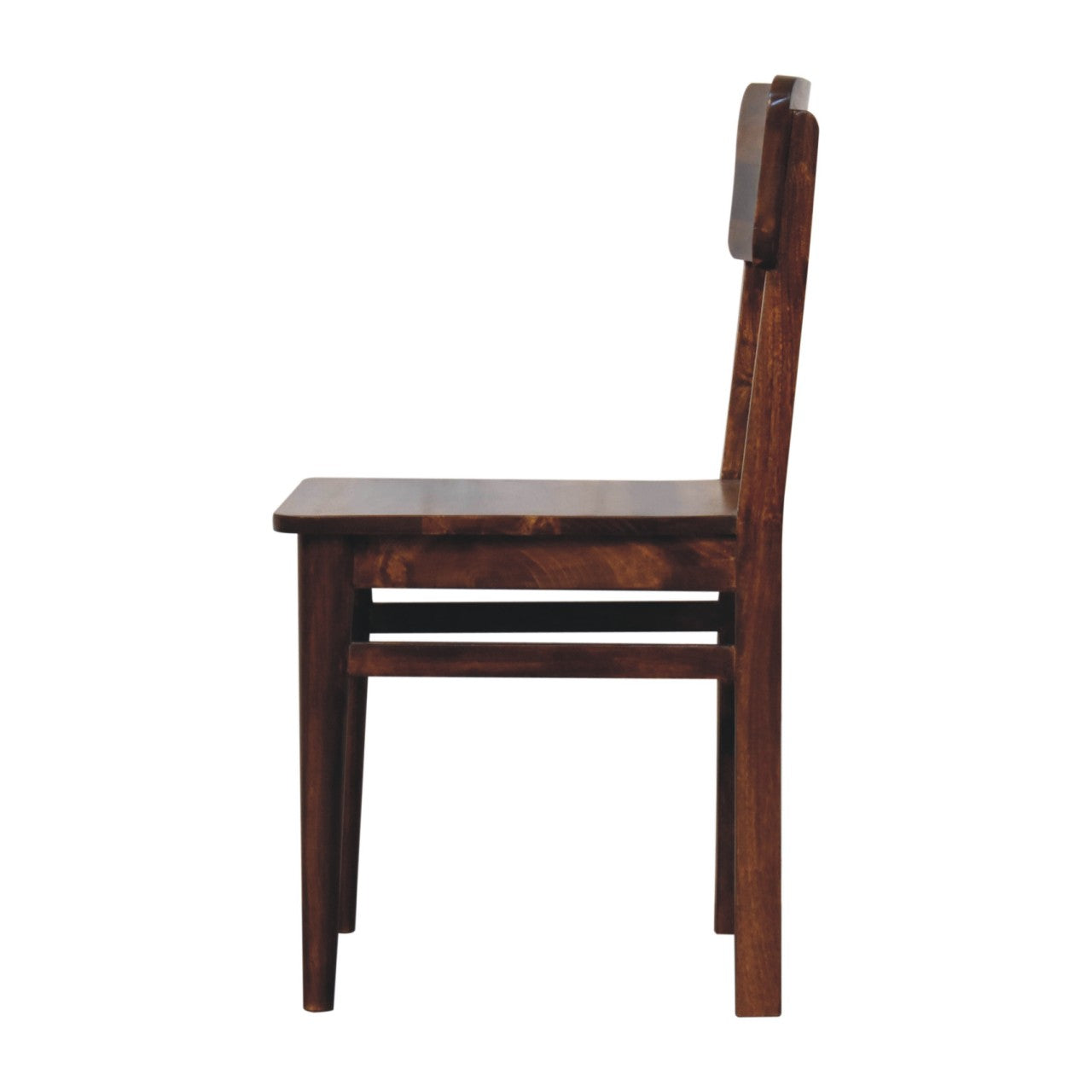 The Classic Chestnut Solid Wood Dining Chair | Artisan Crafted | Wood Velvet
