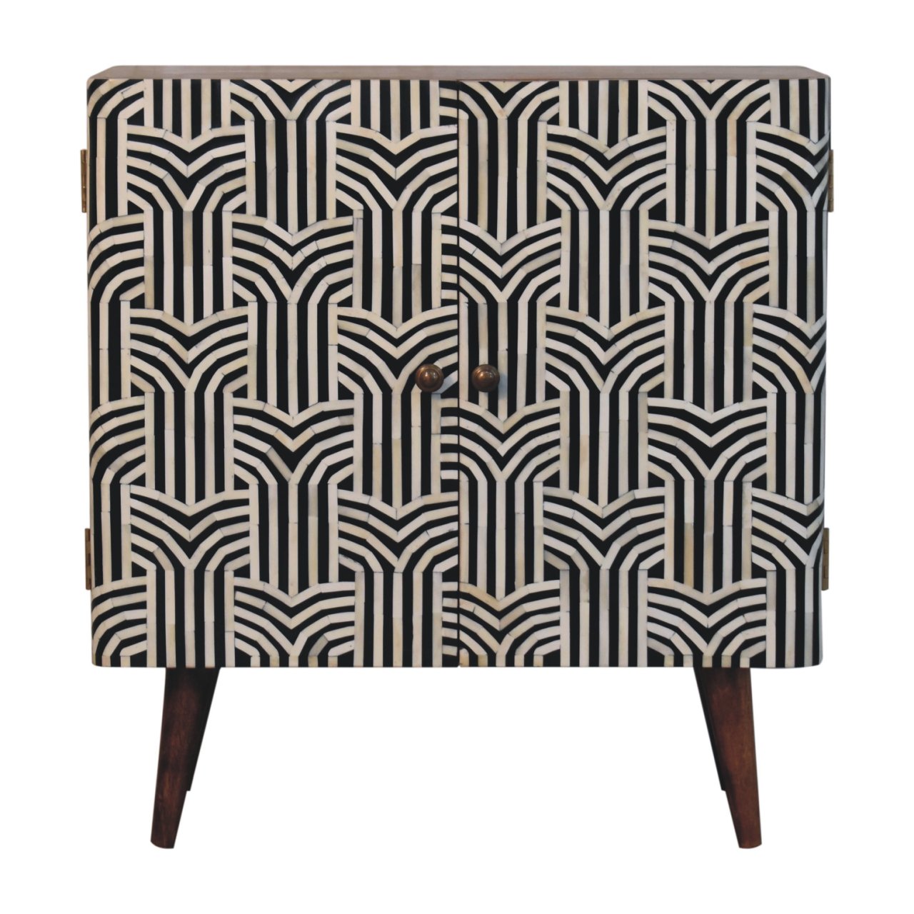Boho Edessa Bone Inlay Cabinet - Wood Velvet