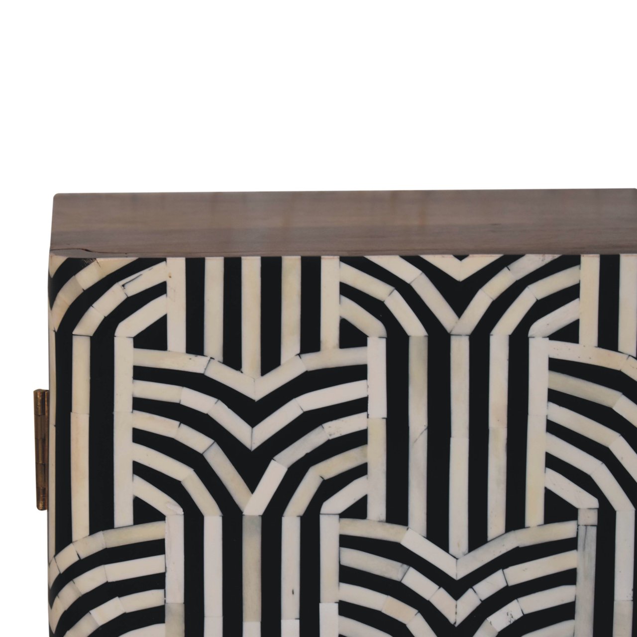Boho Edessa Bone Inlay Cabinet - Wood Velvet