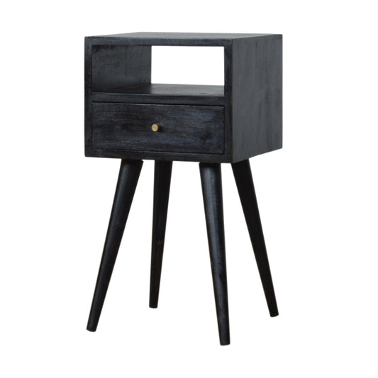 Ash Black Mini Bedside - Wood Velvet