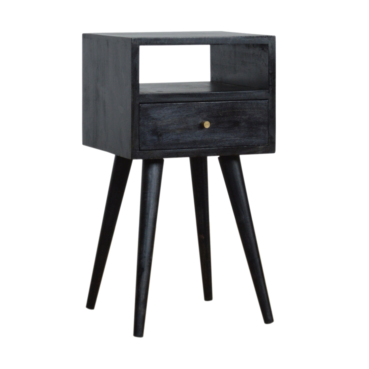Ash Black Mini Bedside - Wood Velvet