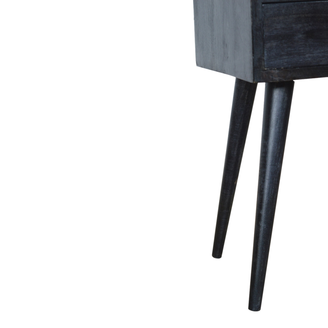 Ash Black Mini Bedside - Wood Velvet