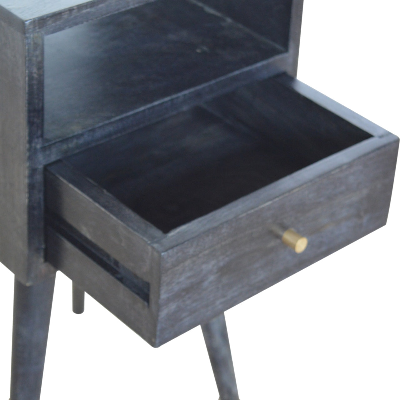 Ash Black Mini Bedside - Wood Velvet