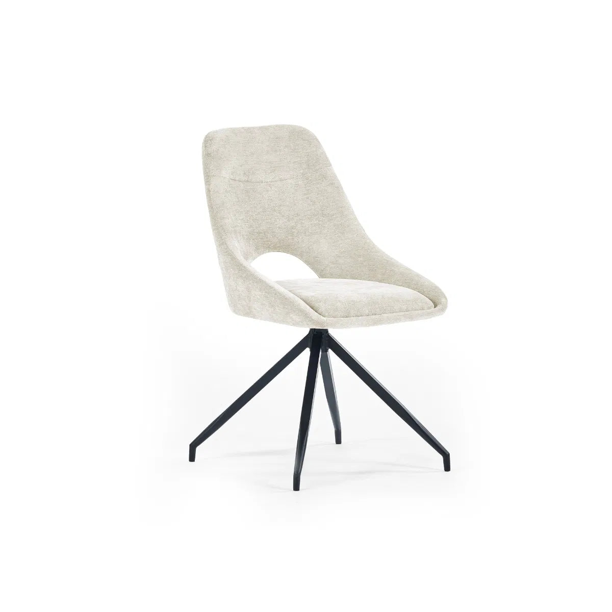 Swivel Return Dining Chair Set of 2 | Jonah | Julian Bowen - Wood Velvet