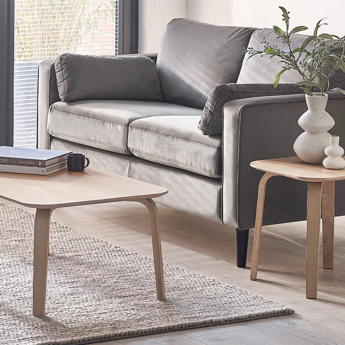 Julian Bowen Kaito Coffee Table - Wood Velvet