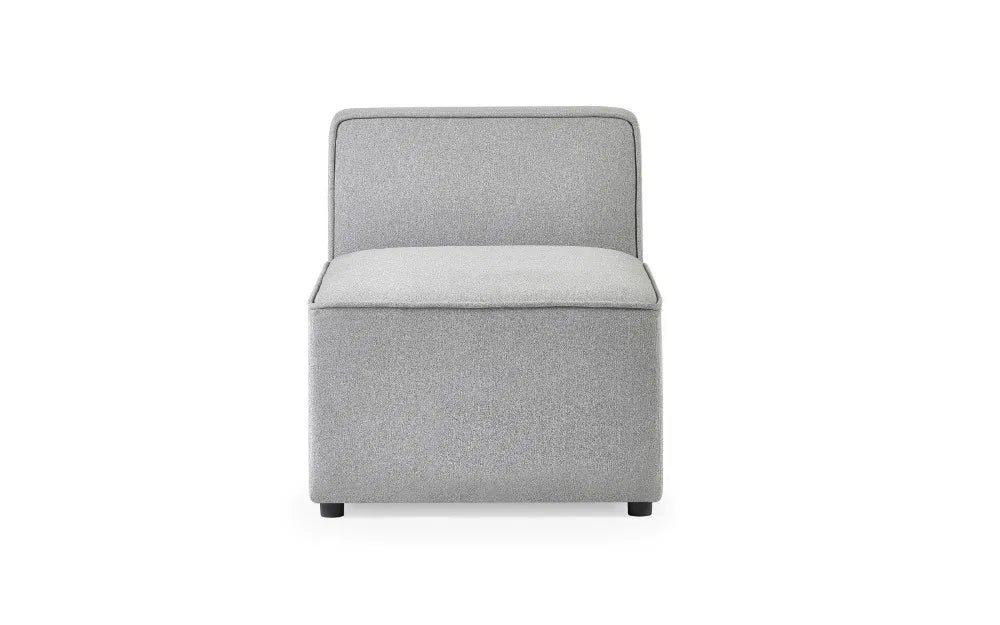 Julian Bowen Combination Sofa Single Seat Sectional | Lago collection - Wood Velvet