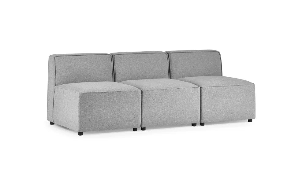 Julian Bowen Combination Sofa Single Seat Sectional | Lago collection - Wood Velvet