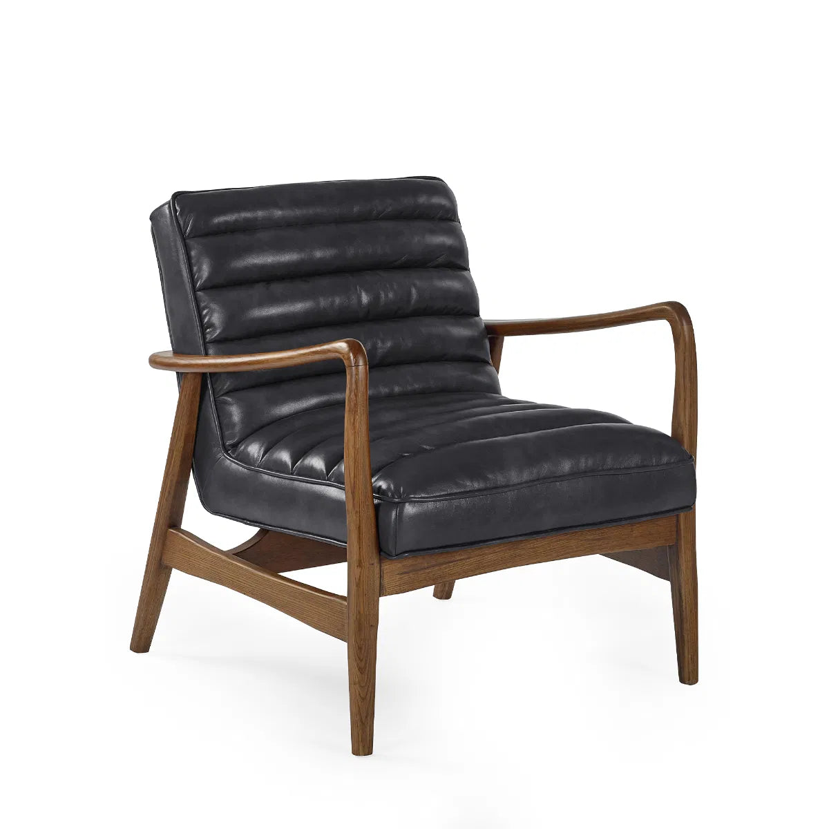 Julian Bowen Marshall Ribbed Accent Chair - Wood Velvet