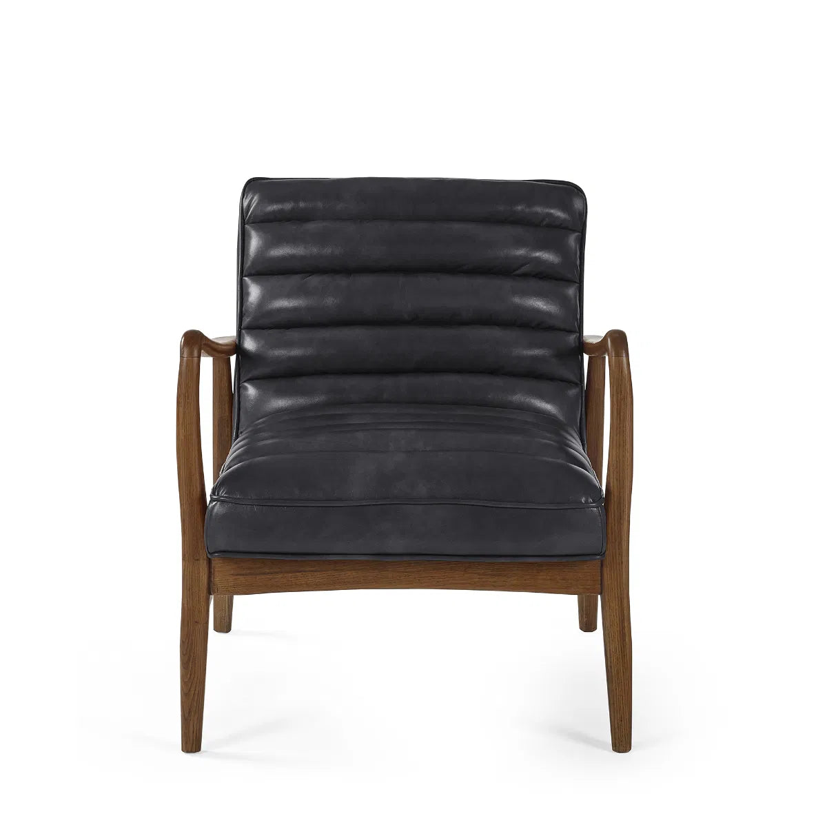 Julian Bowen Marshall Ribbed Accent Chair - Wood Velvet