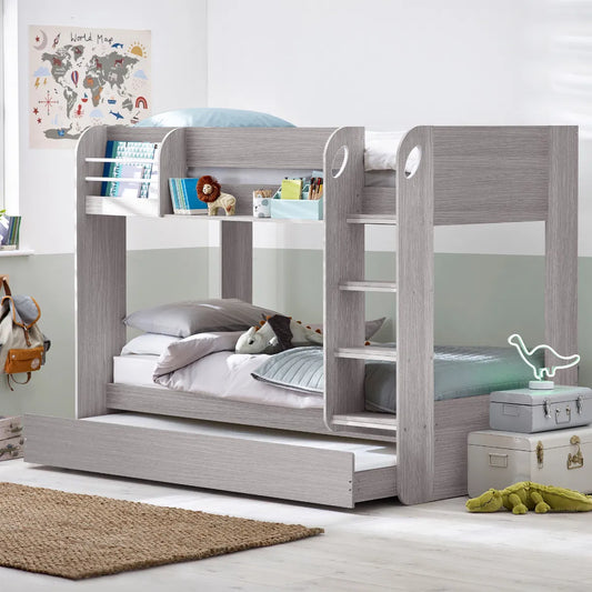 Julian Bowen Kids Dual Bunk Bed | Mars - Wood Velvet