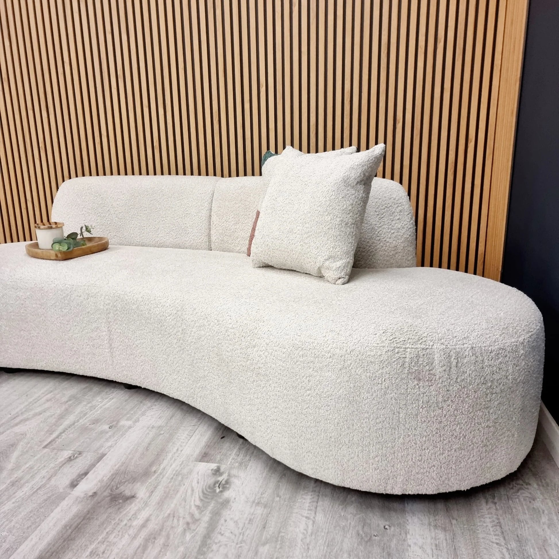 Wood Effect Slatted Wall Panels - LT Oak - Wood Velvet