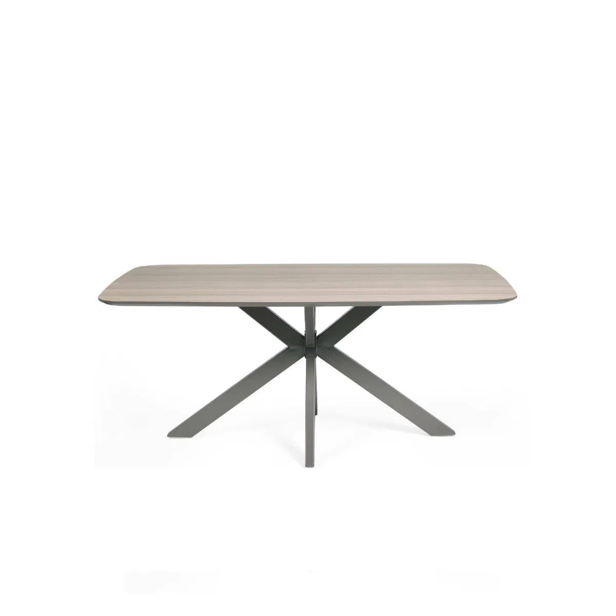 Weathered Oak Asymmetrical Dining Table | Noah | Julian Bowen - Wood Velvet