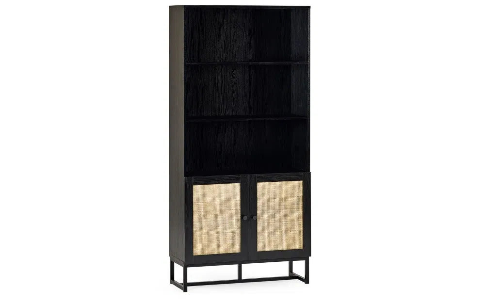 Julian Bowen Padstow Tall Bookcase - Wood Velvet