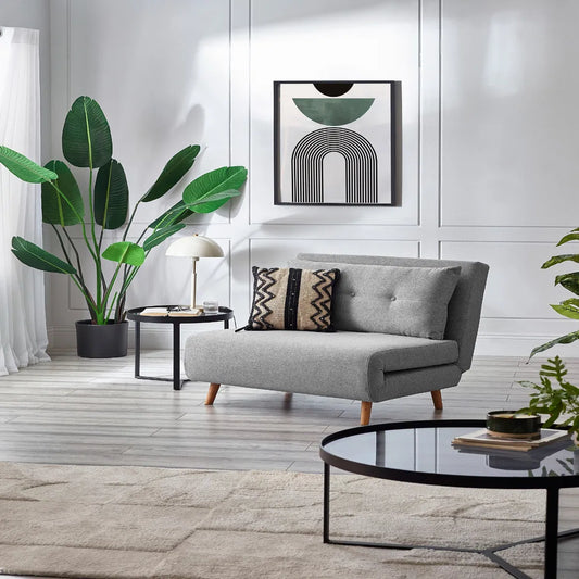 Julian Bowen Rowan Single Sofabed - Wood Velvet