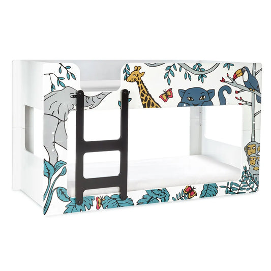 Julian Bowen 'Animal Safari' Kids Bunk Bed - Wood Velvet