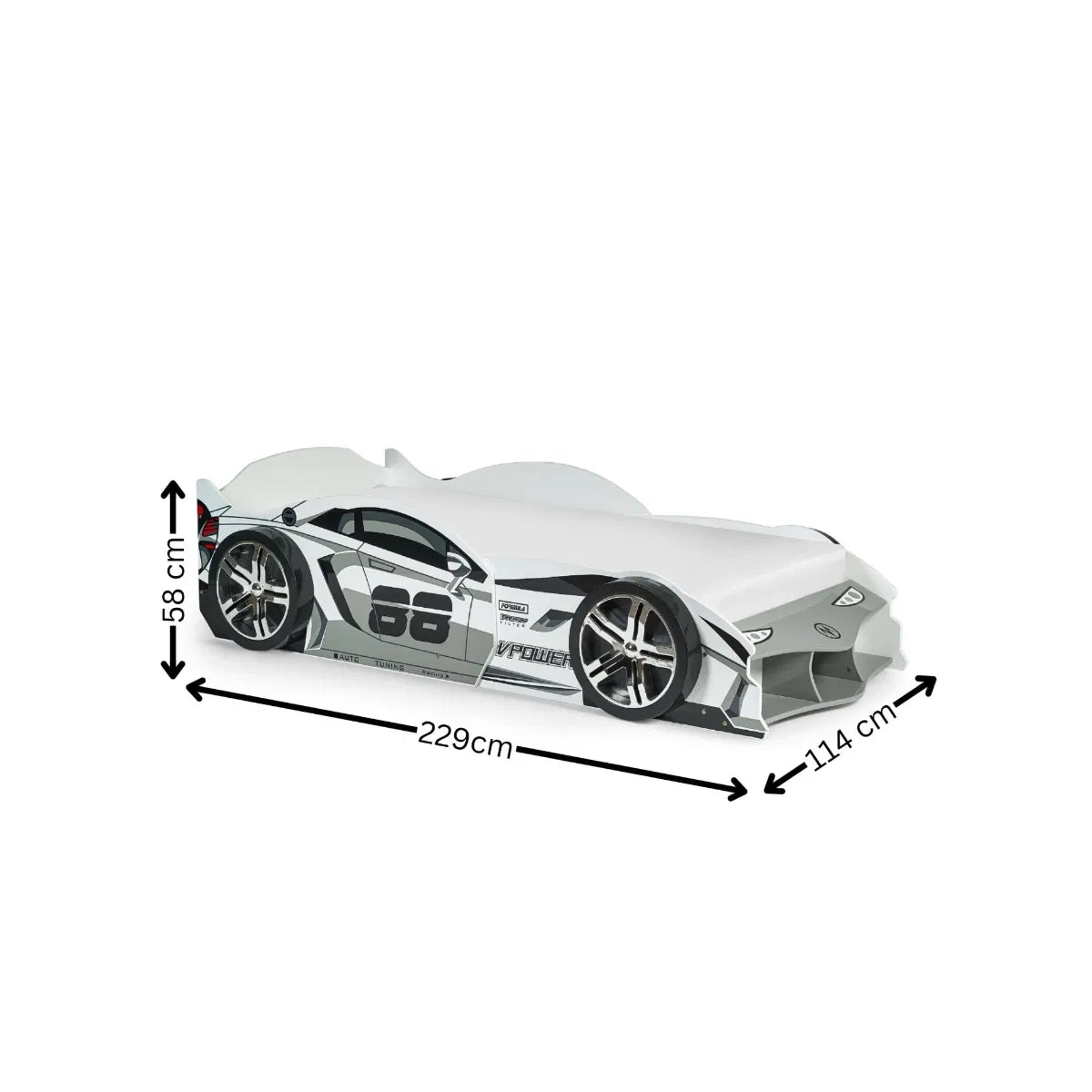 Kids Racer Car Bed | Storm | Julian Bowen