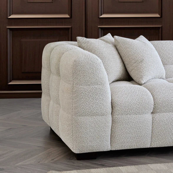 Tribeca Range in Oatmeal Boucle - Wood Velvet