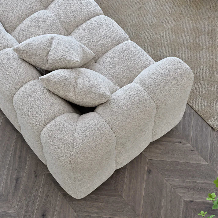 Tribeca Range in Oatmeal Boucle - Wood Velvet